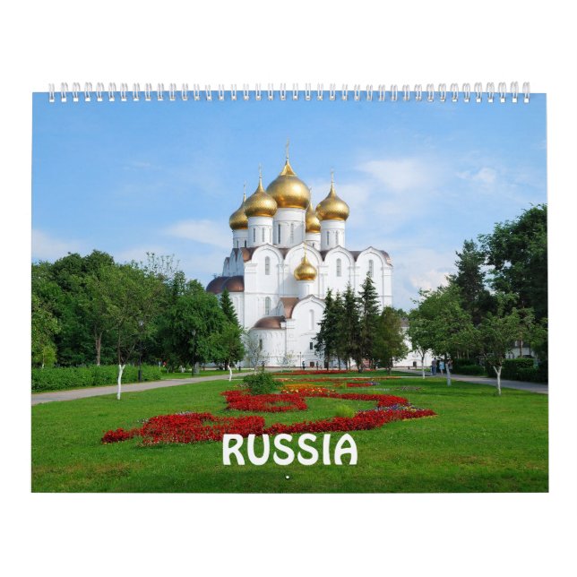 Calendário de Fotos Rússia de 12 meses (Capa)