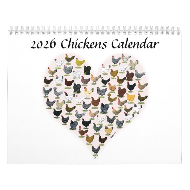 Calendário de Frangos 2026 (Capa)