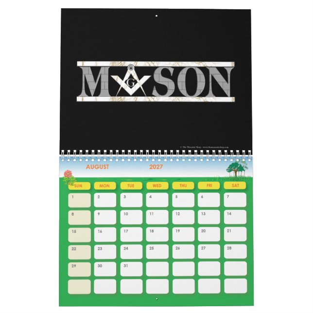 Calendário de Freemasons (Ago 2027)