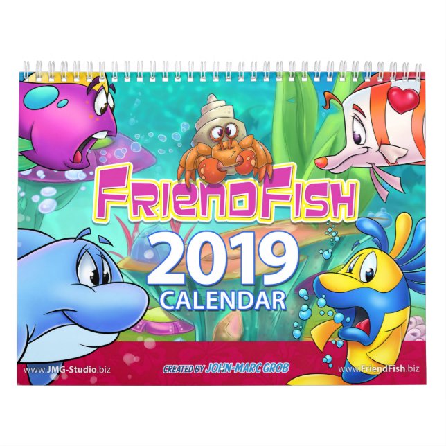 Calendário de FriendFish 2019 (Capa)