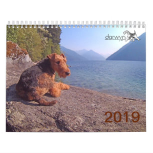 Calendário de galês Terrier