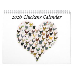 Calendário de Galinhas 2026