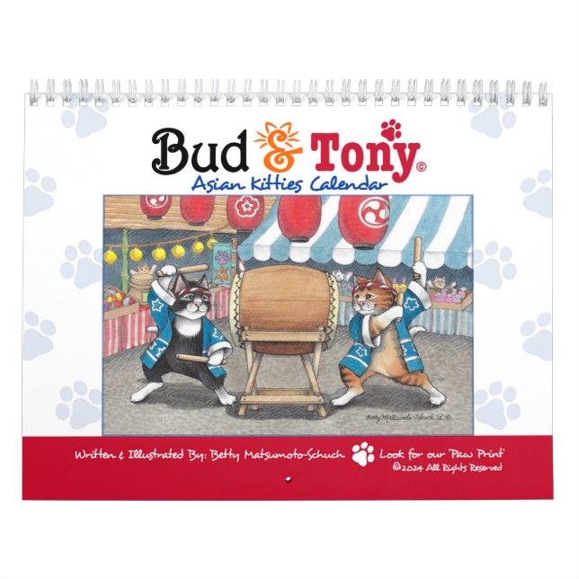 Calendário de Gatinhos Asiáticos (Capa)