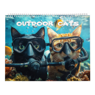 Calendário de Gatos ao Ar Livre
