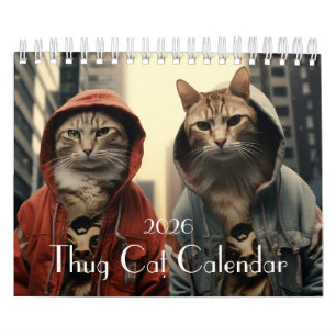 Calendário de Gatos, Calendário de Gângster, Gato