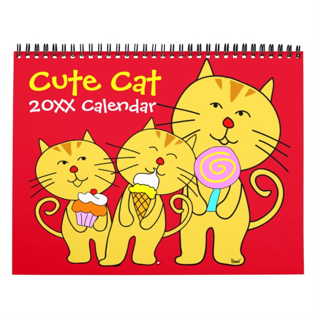 Calendário de Gatos de Gato (Capa)