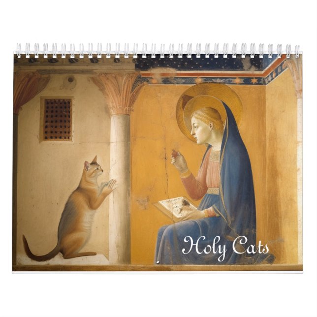 Calendário de Gatos e Santos Sagrados (Capa)