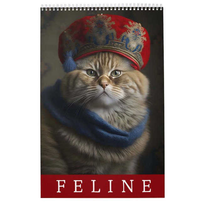 Calendário de Gatos Felinos (Capa)