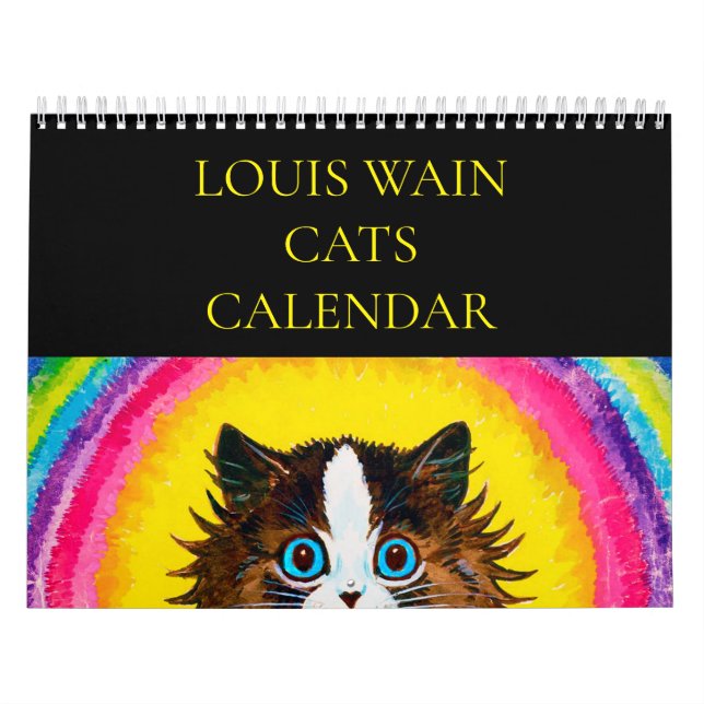 Calendário de Gatos Louis Wain (Capa)