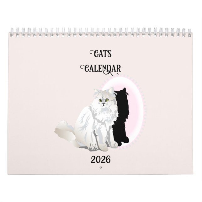 Calendário de Gatos por Mês (Capa)