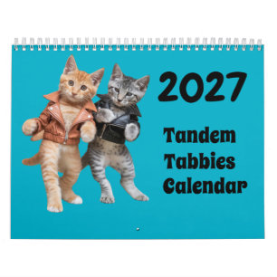 Calendário de Gatos Tandem Tabbies 2027