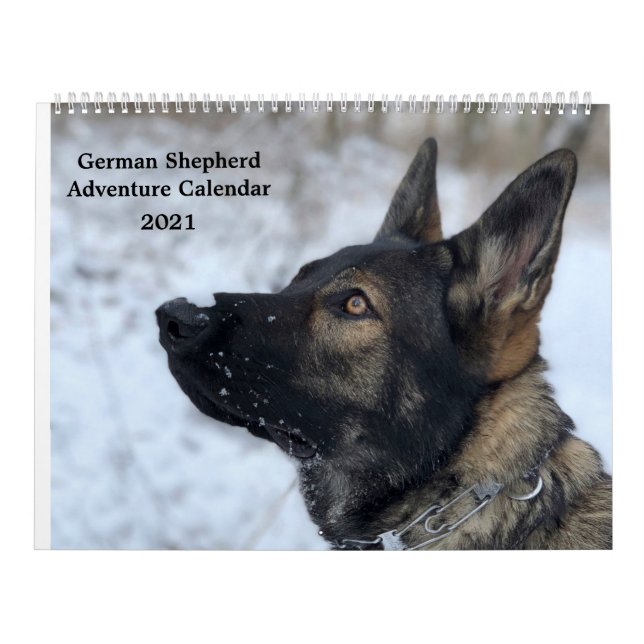 Calendário de German shepherd Adventure (Capa)