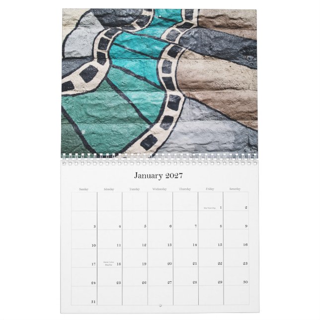 Calendário de grafite (Jan 2027)