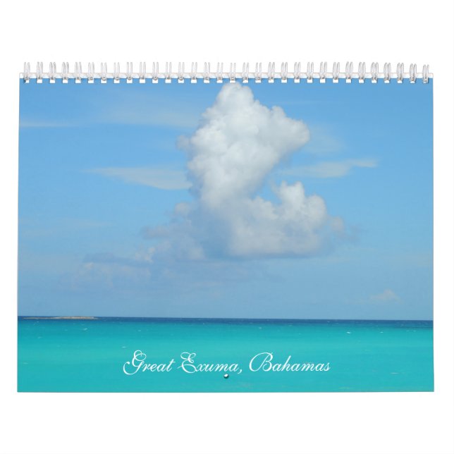 Calendário de grande Exuma, Bahamas (Capa)