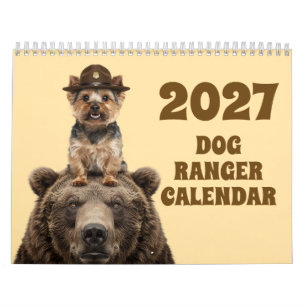 Calendário de Guarda Florestal de Parque Canines 2