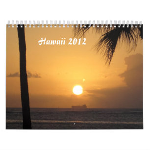 Calendário de Havaí 2012