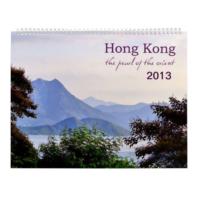 Calendário de Hong Kong 2013 (Capa)