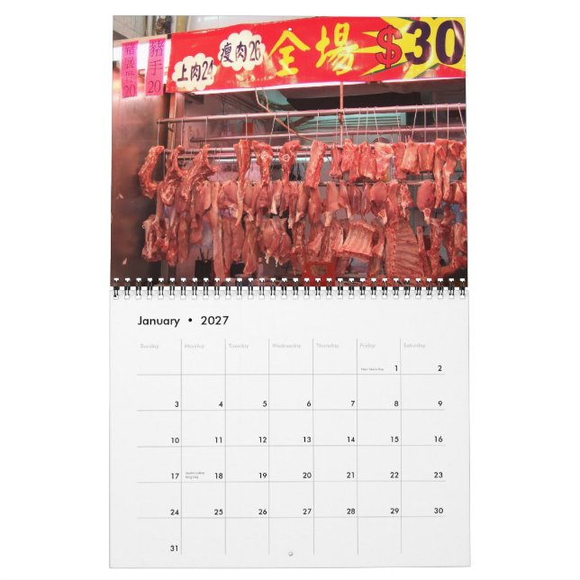 Calendário de Hong Kong, calendário China do (Jan 2027)
