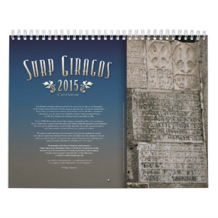 Calendário de igreja arménio 2015