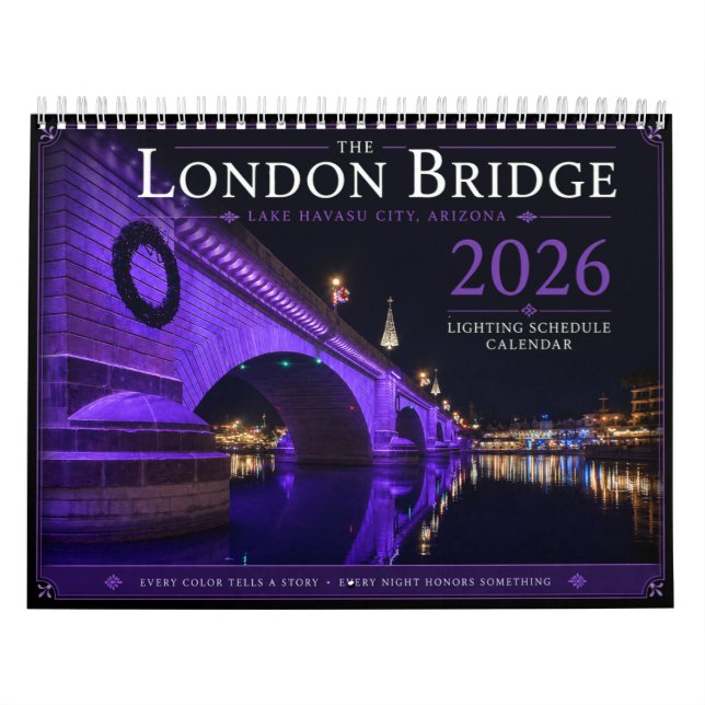 Calendário de Iluminação da London Bridge 2026 (Capa)