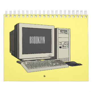 Calendário de ilustração do desenho do Home Applia