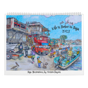 Calendário de Ilustrações Baja