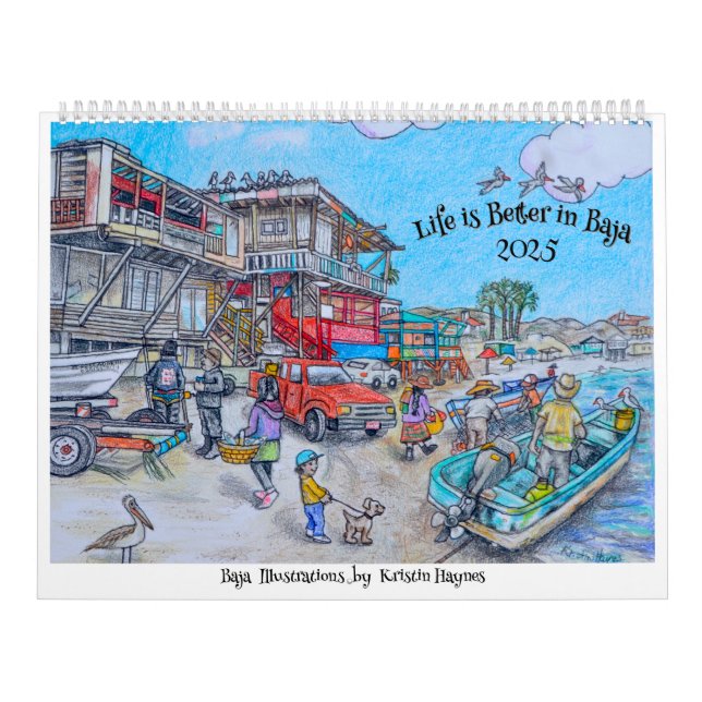 Calendário de Ilustrações Baja (Capa)