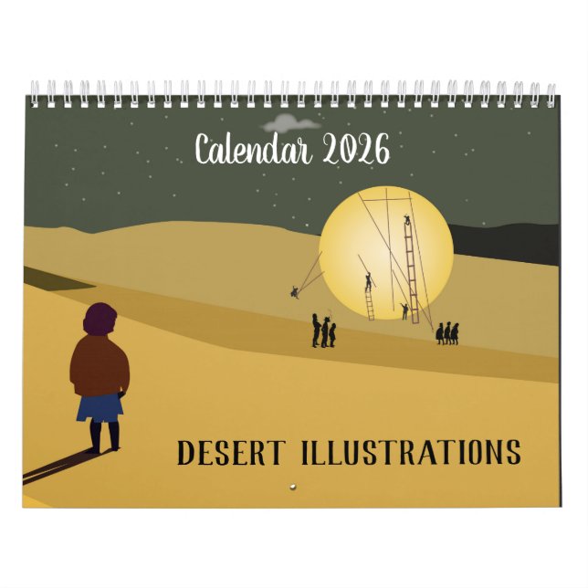 Calendário de Ilustrações do Deserto (Capa)