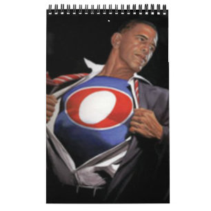 Calendário de Imagens do Presidente Obama e da Fam