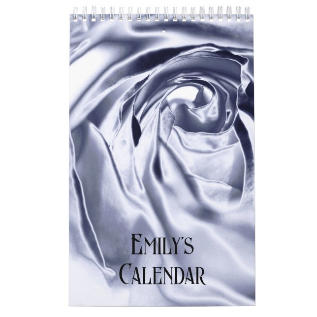 Calendário de Impressão de Rosa metálico (Capa)