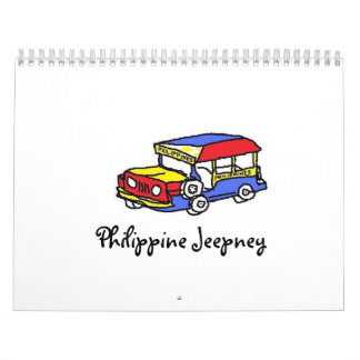 Calendário de Jeepney Filipinas