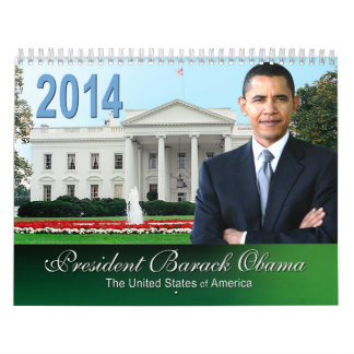 Calendário de Keepsaac Coletável de Obama 2014