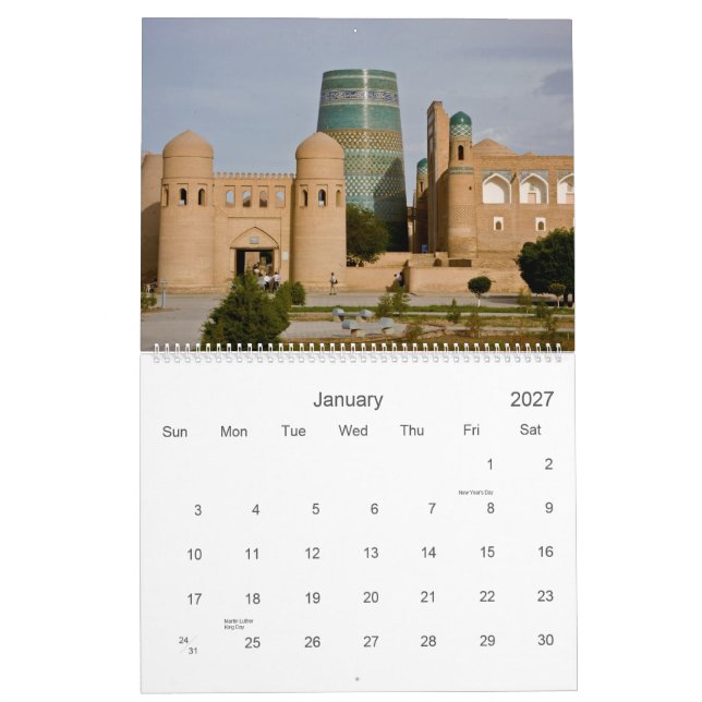 Calendário de Khiva 2010 (Jan 2027)