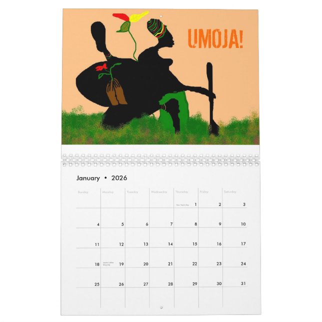 CALENDÁRIO DE KWANZAA (Jan 2026)