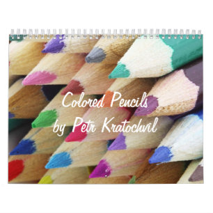 Calendário de Lápis Colorido