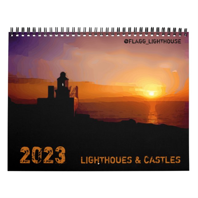 CALENDÁRIO DE LIGHTHOUSE E CASTLE 2023 (Capa)