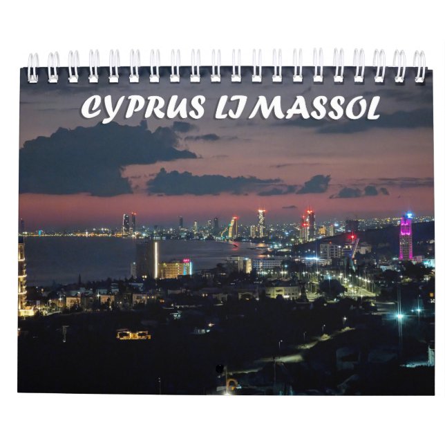 Calendário de Limassol de Chipre (Verso)