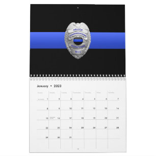 Calendário de Linha Azul Mínima de Despacho 911 co