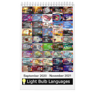 Calendário de links de idiomas (setembro de 2020 -