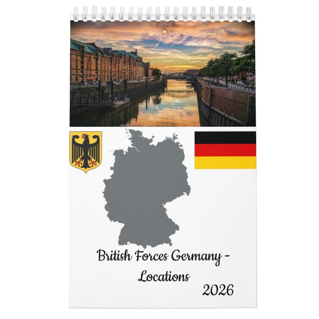 Calendário de Localizações das Forças Britânicas n (Capa)