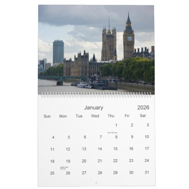 Calendário de Londres 2010 (Jan 2026)