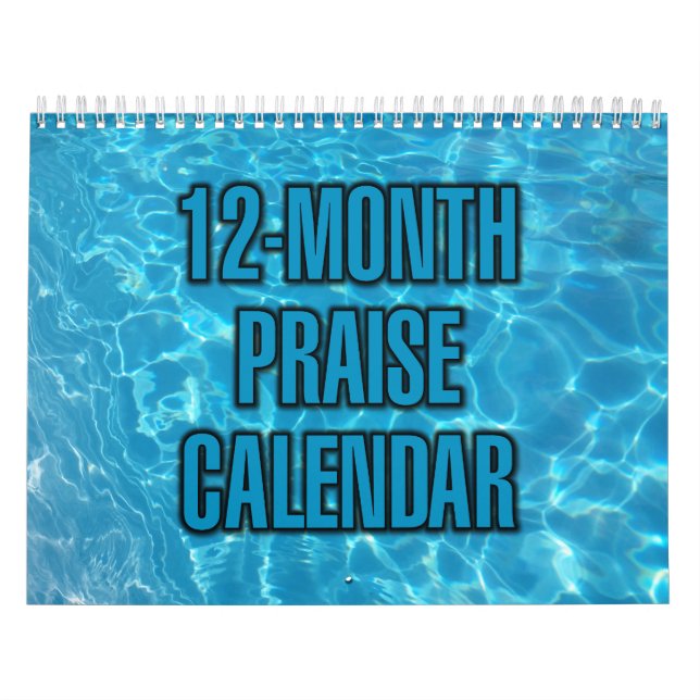 Calendário de Louvor de 12 Meses (Capa)