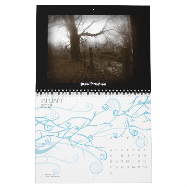 Calendário de Lugares Abandonados 2010 (Jan 2027)