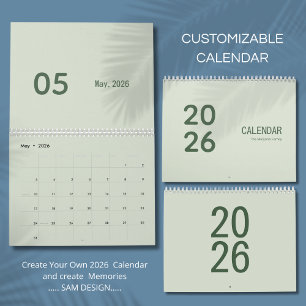 Calendário de Luxo Simples