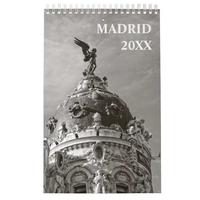 Calendário de Madrid de 12 meses (Capa)