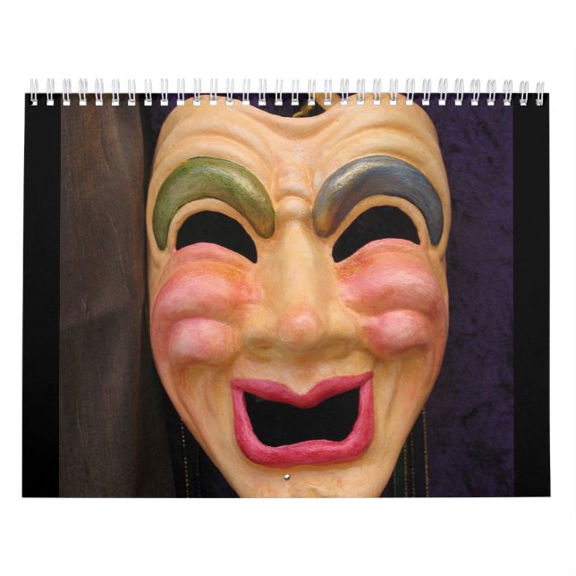 Calendário de Máscaras Venetianos (Capa)