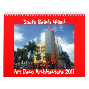 calendário de miami 2011 do art deco