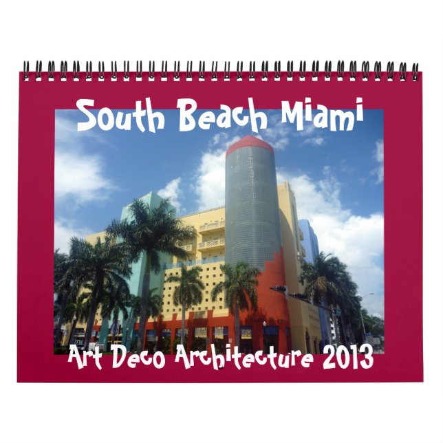 calendário de miami 2013 do art deco (Capa)