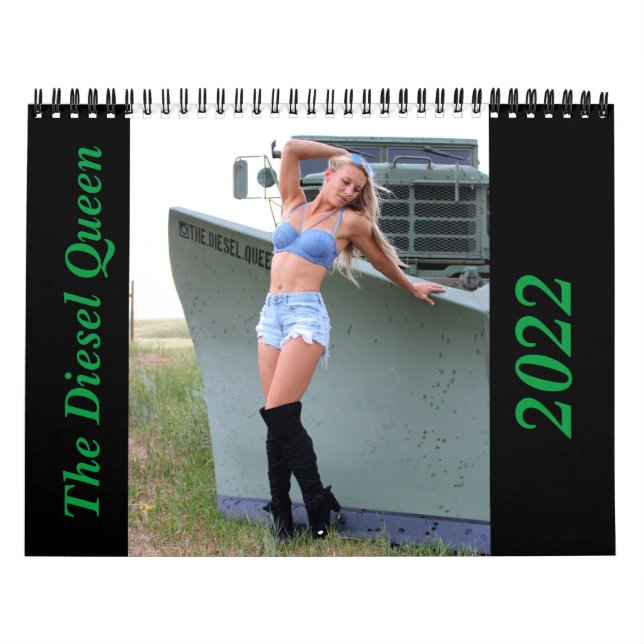 Calendário de Modelagem da Rainha Diesel 2022 (Capa)