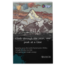 Calendário de Motivação Picos do Himalaia 2026 Pre